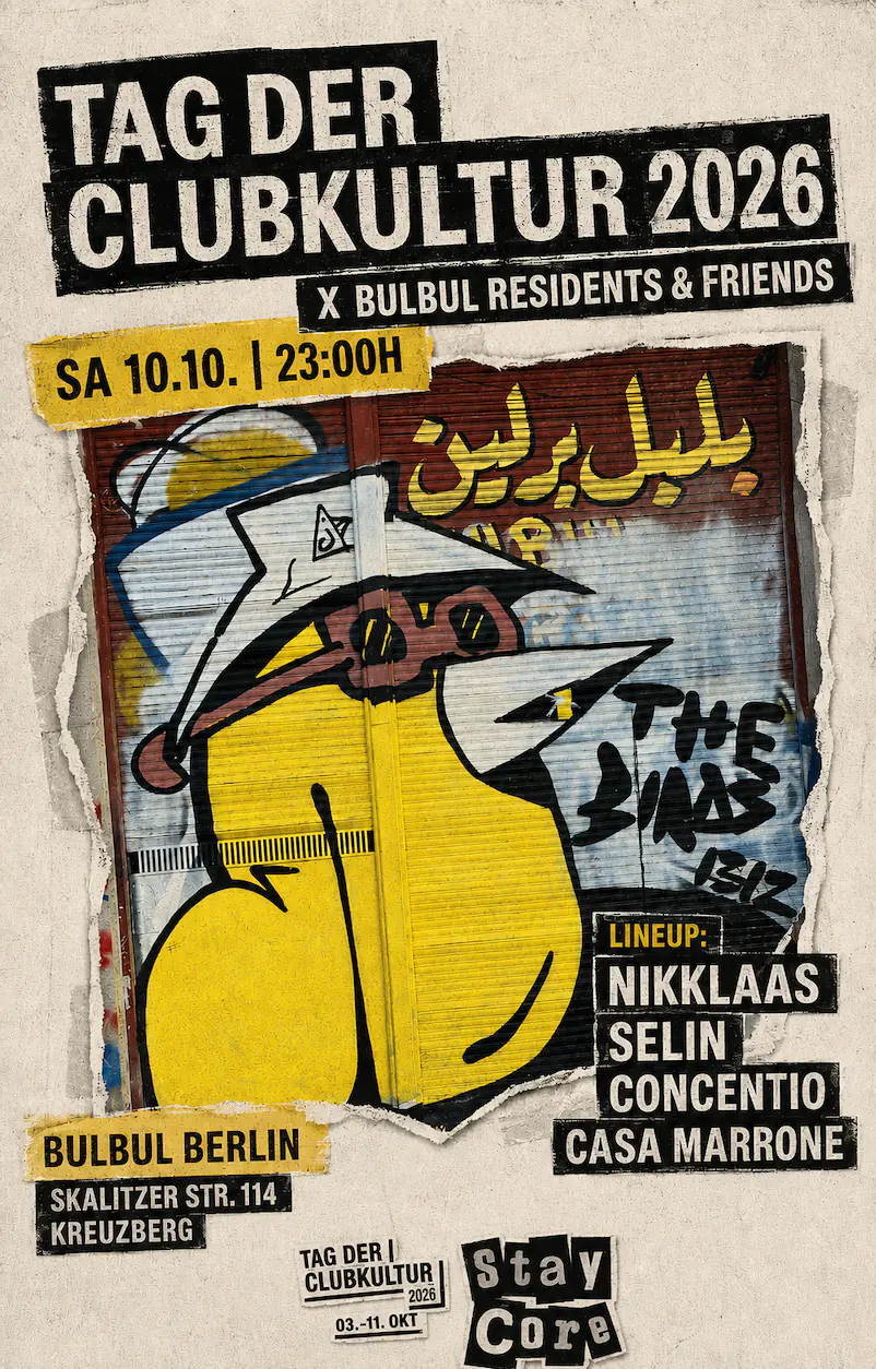TAG DER CLUBKULTUR 2026 - Bulbul Residents & Friends