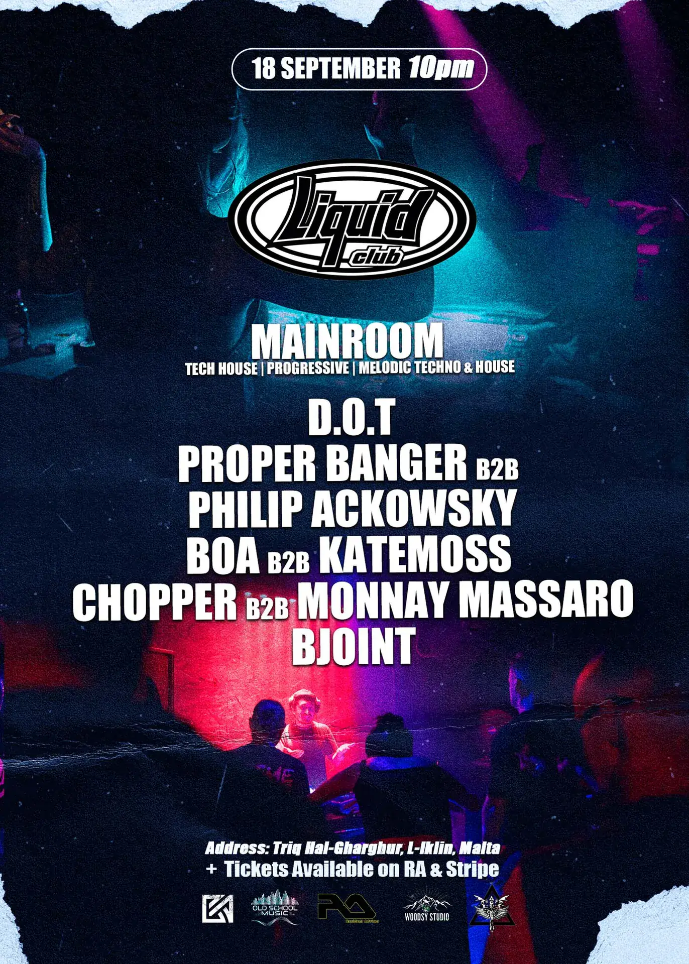 Techno Agency Malta (MAINROOM) Liquid Club