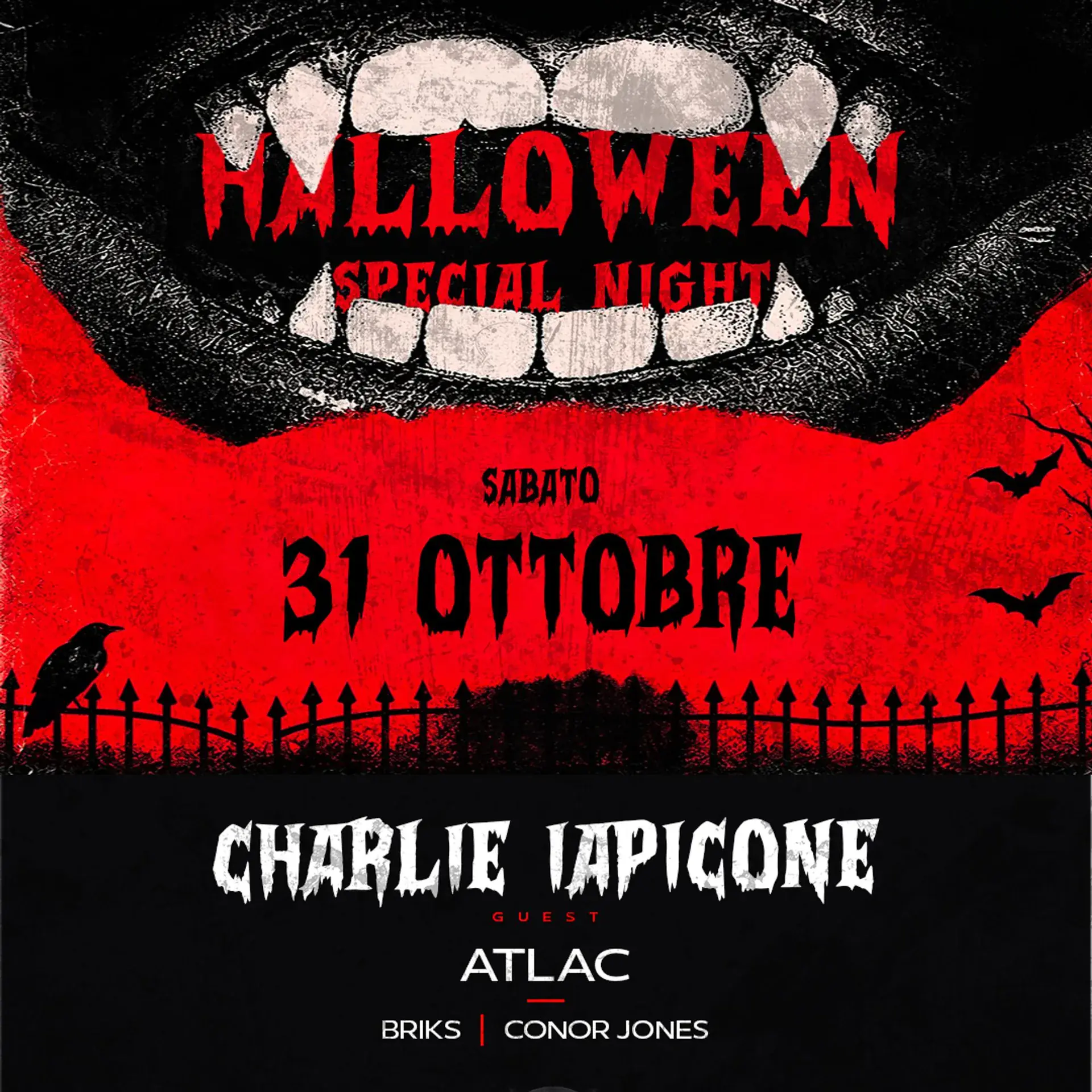 Halloween Special Night w / Charlie Iapicone