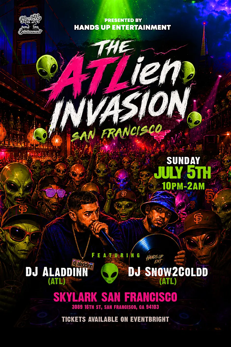 THE ATLiens INVASION SF