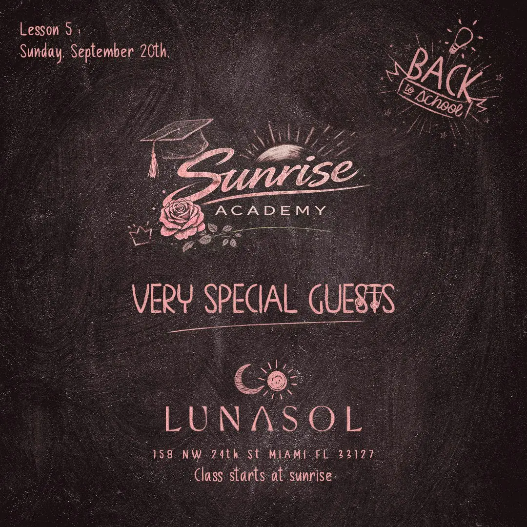 Lunasol Pres. Sunrise Lesson 5