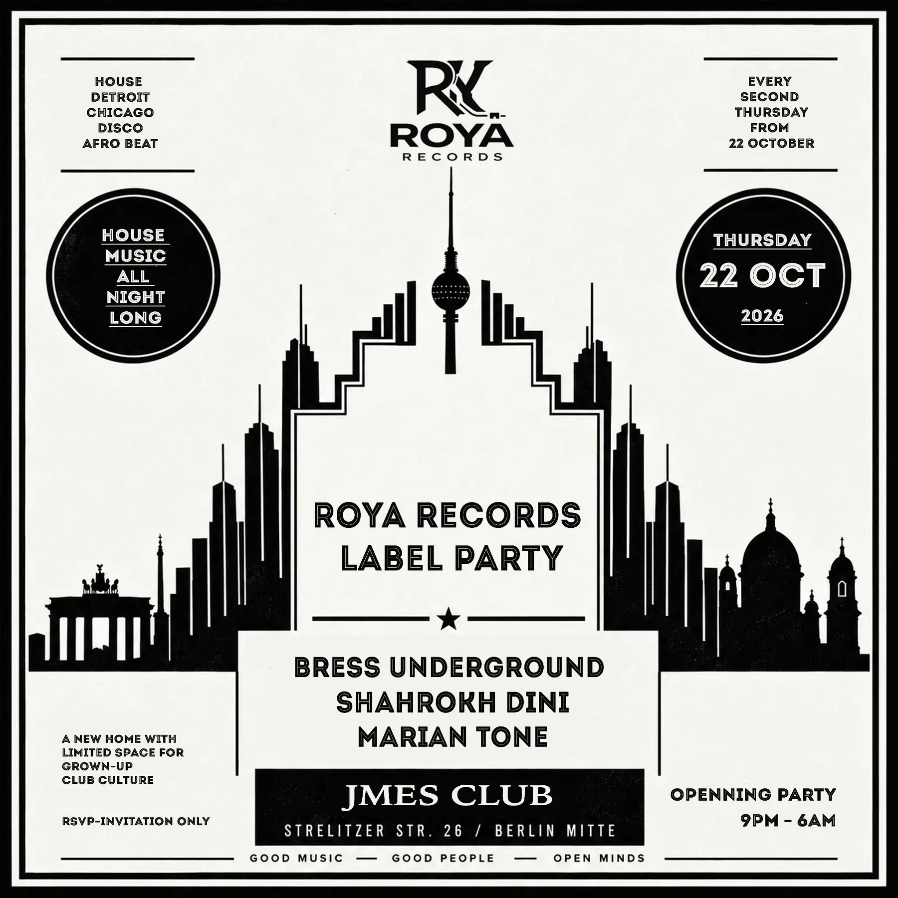 ROYA RECORDS - Label-Party