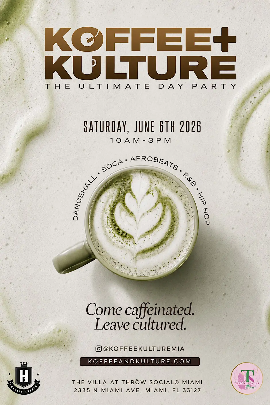 KOFFEE + KULTURE - COFFEE MORNING PARTY MIAMI - THROW SOCIAL WYNWOOD