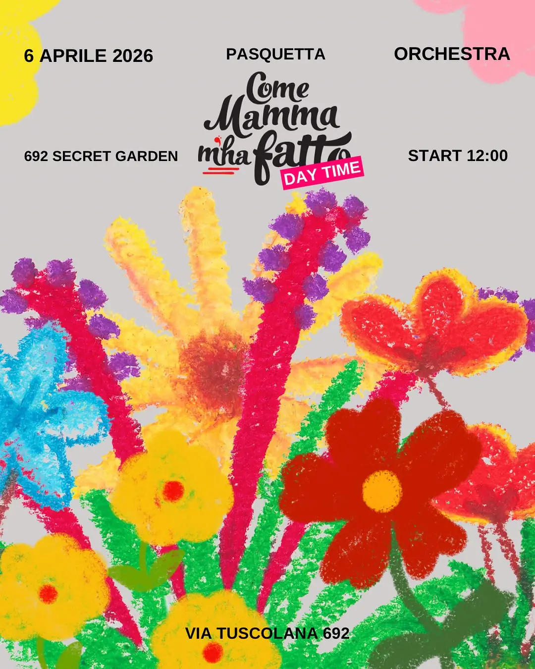 Pasquetta Come Mamma M'ha Fatto al 692 Secret Garden