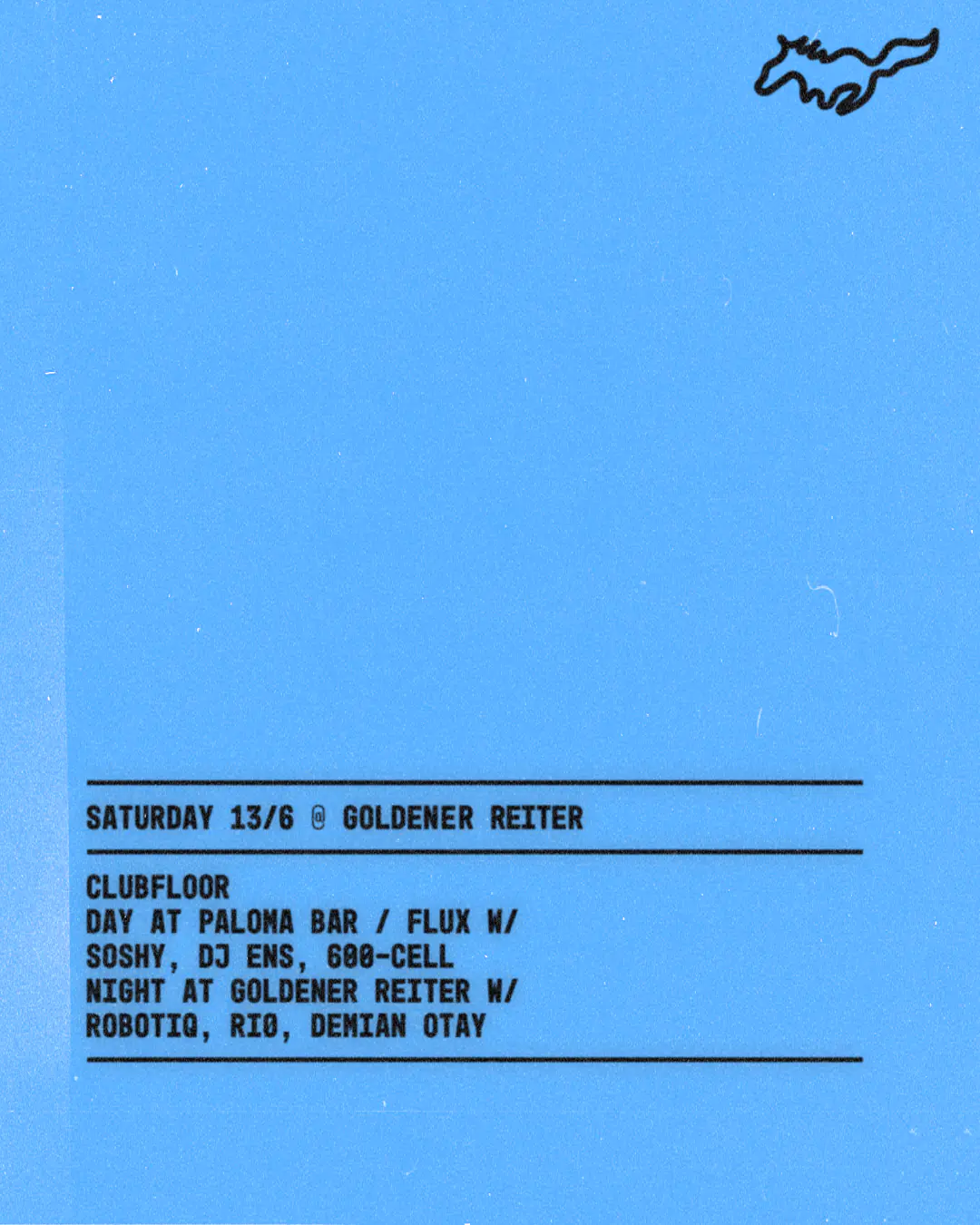 Clubfloor – Day at Paloma Bar / Flux + Night