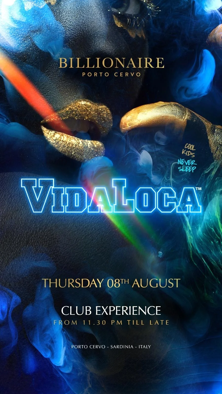 VIDALOCA al BILLIONAIRE Porto Cervo