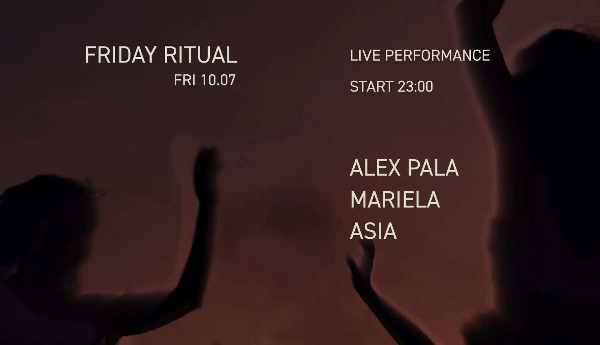 FRIDAY RITUAL / NOMADE