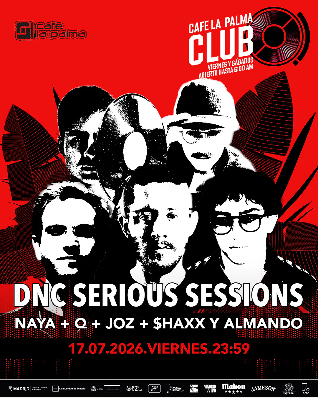 DNC SERIOUS SESSIONS: NAYA + Q + JOZ + $HAXX + ALMANDO