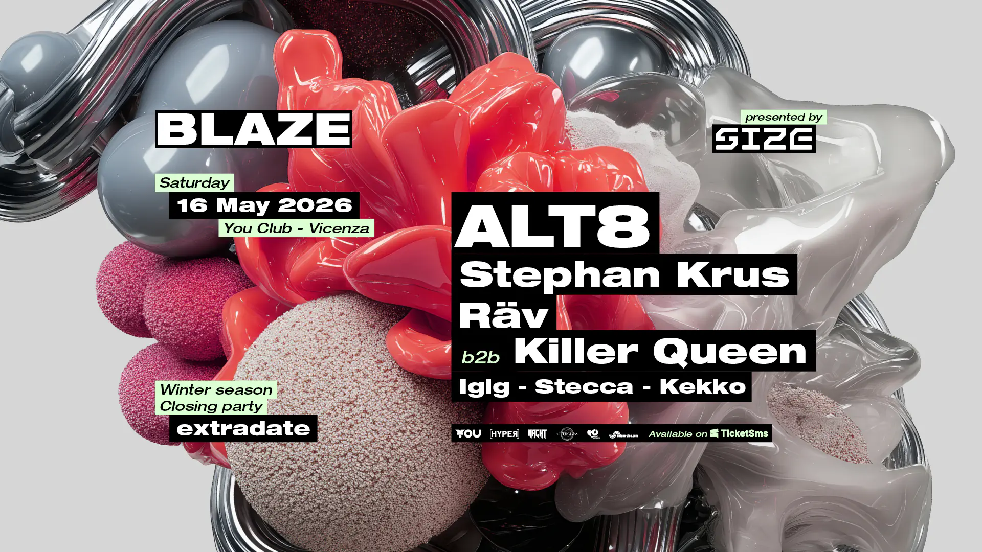 BLAZE extradate con ALT8, Stephan Krus, Rav, Killer Queen