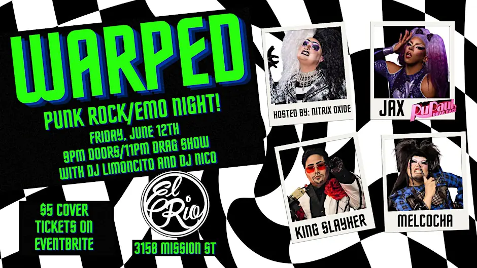 Warped - Emo Night at El Rio - Pride Edition