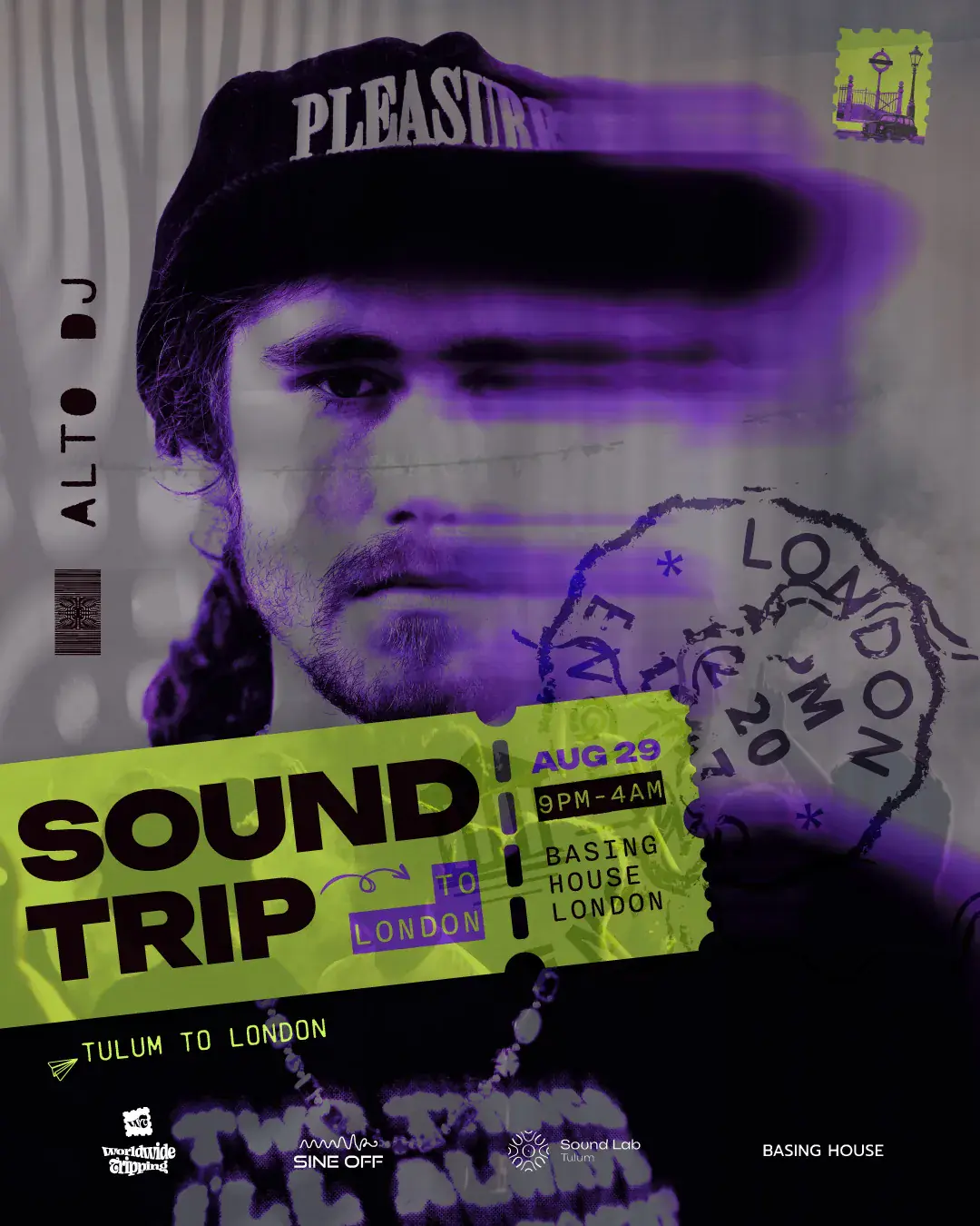 SOUNDTRIP: TULUM to LONDON with ALTO DJ, Bastiaan