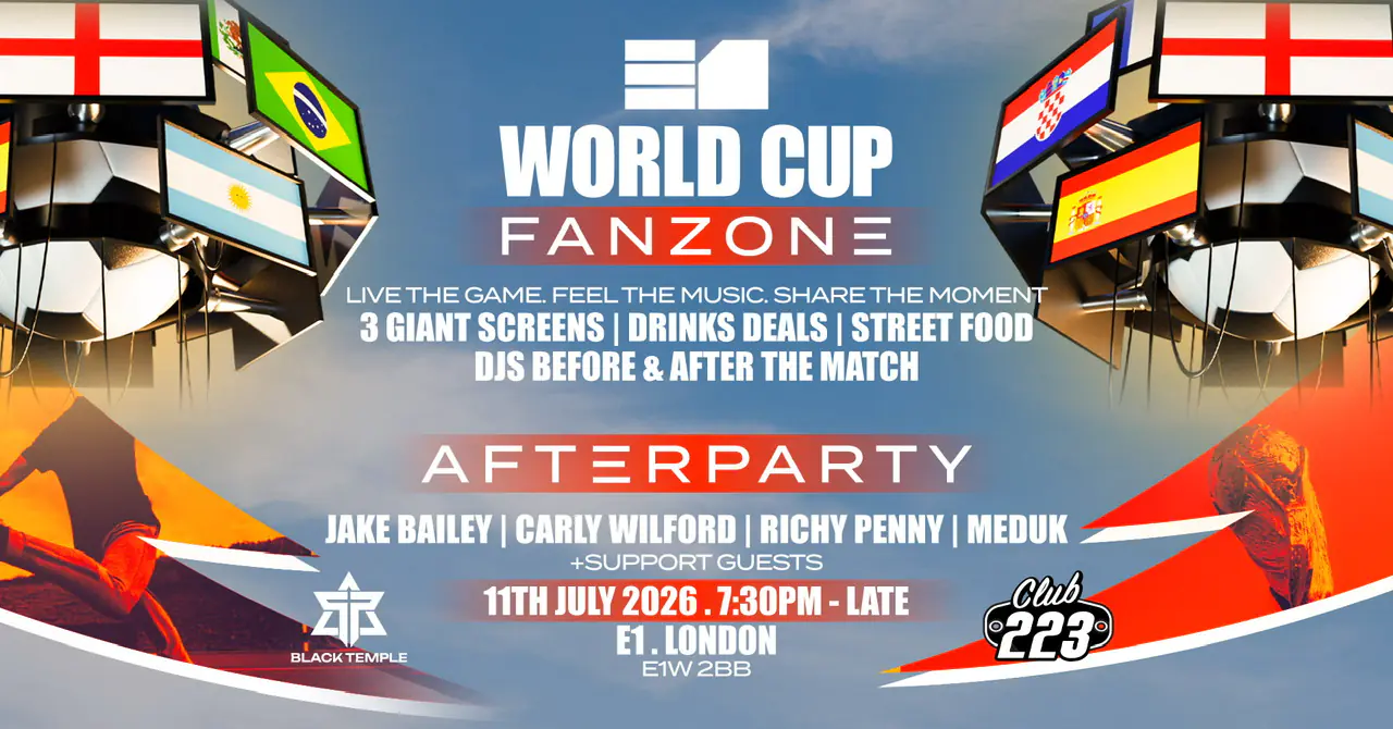 England World Cup Quarter Final + After Party
