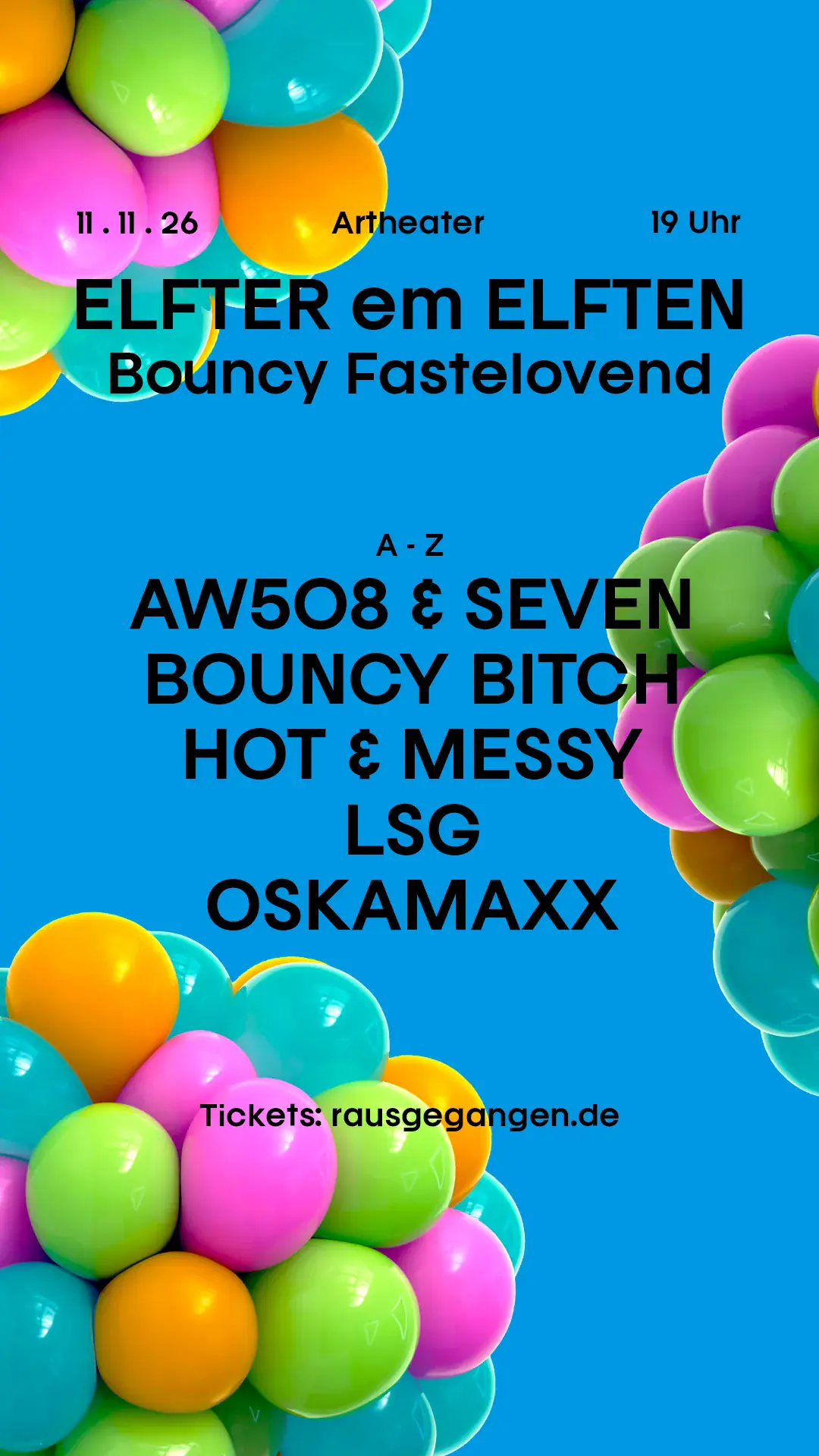 ELFTER im ELFTEN - Bouncy Fastelovend