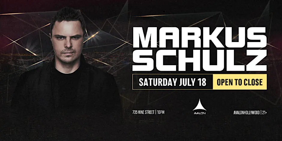 Markus Schulz | Live Concert Party Hollywood | Avalon