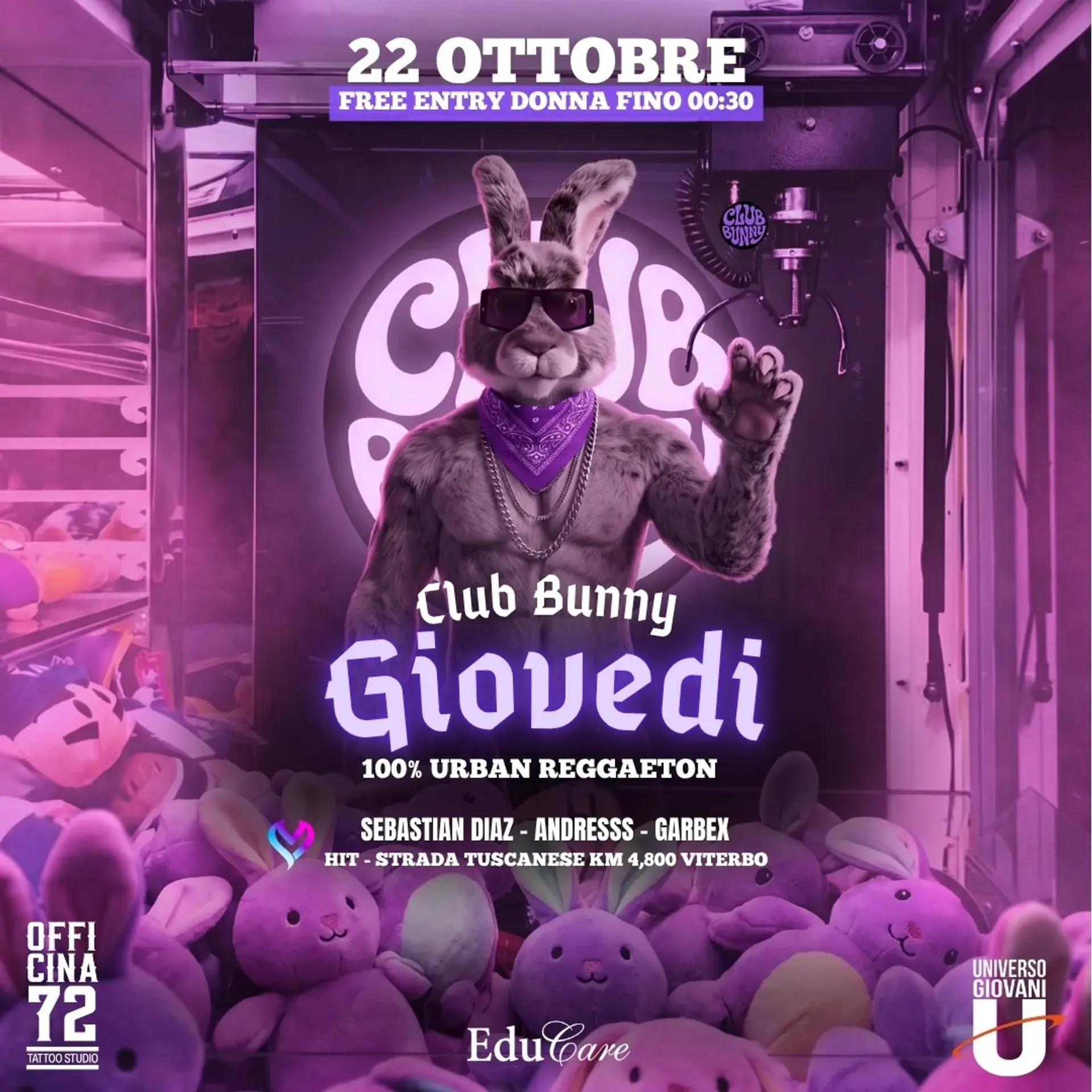Club Bunny | Giovedì 22 ottobre