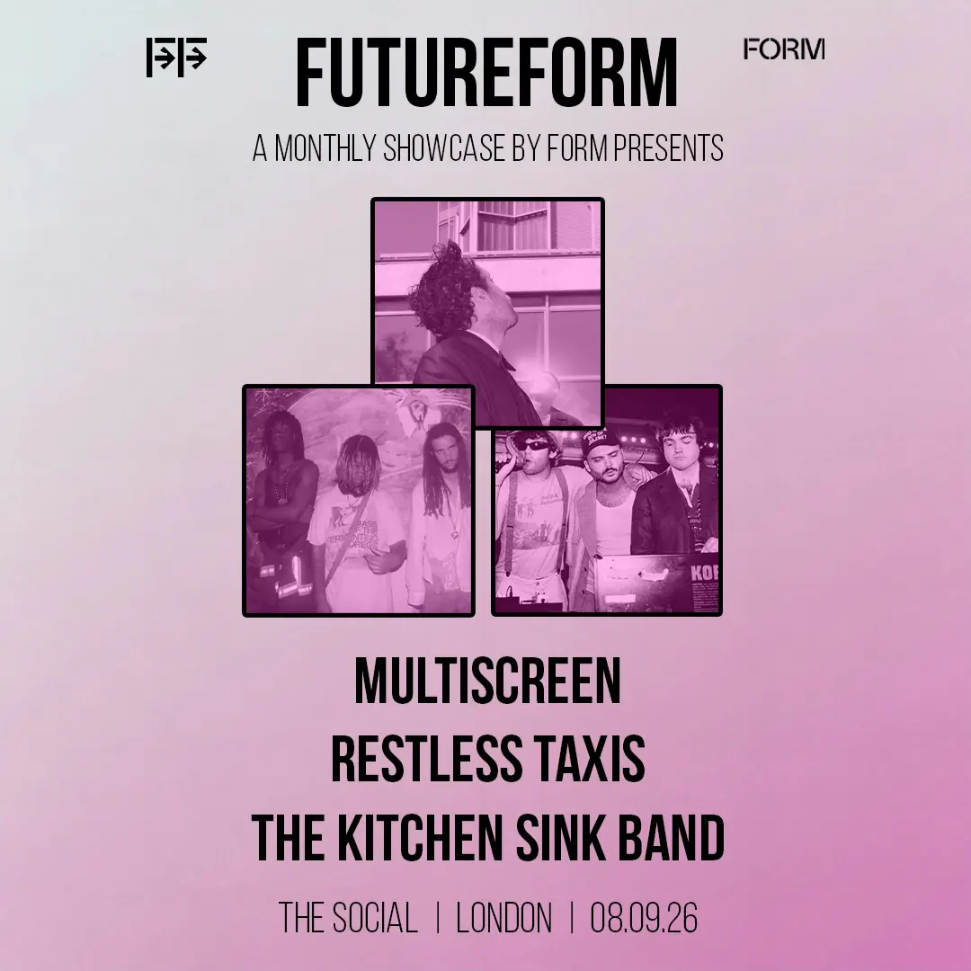 FutureFORM: multiscreen + Restless Taxis + The Kitchen Sink Band