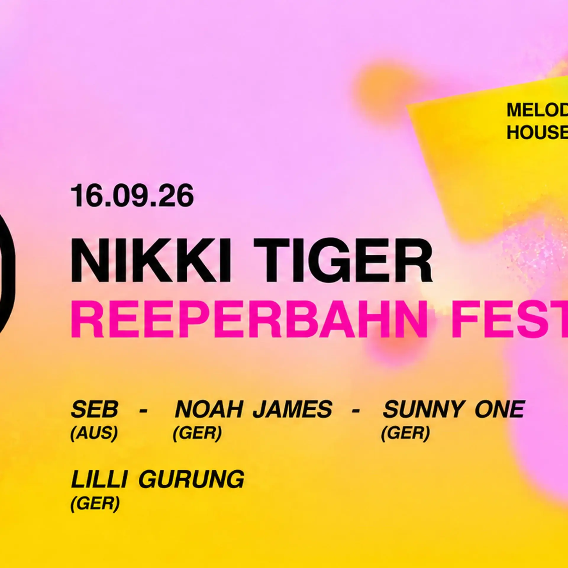 Nikki Tiger Wednesday presents Reeperbahnfestival