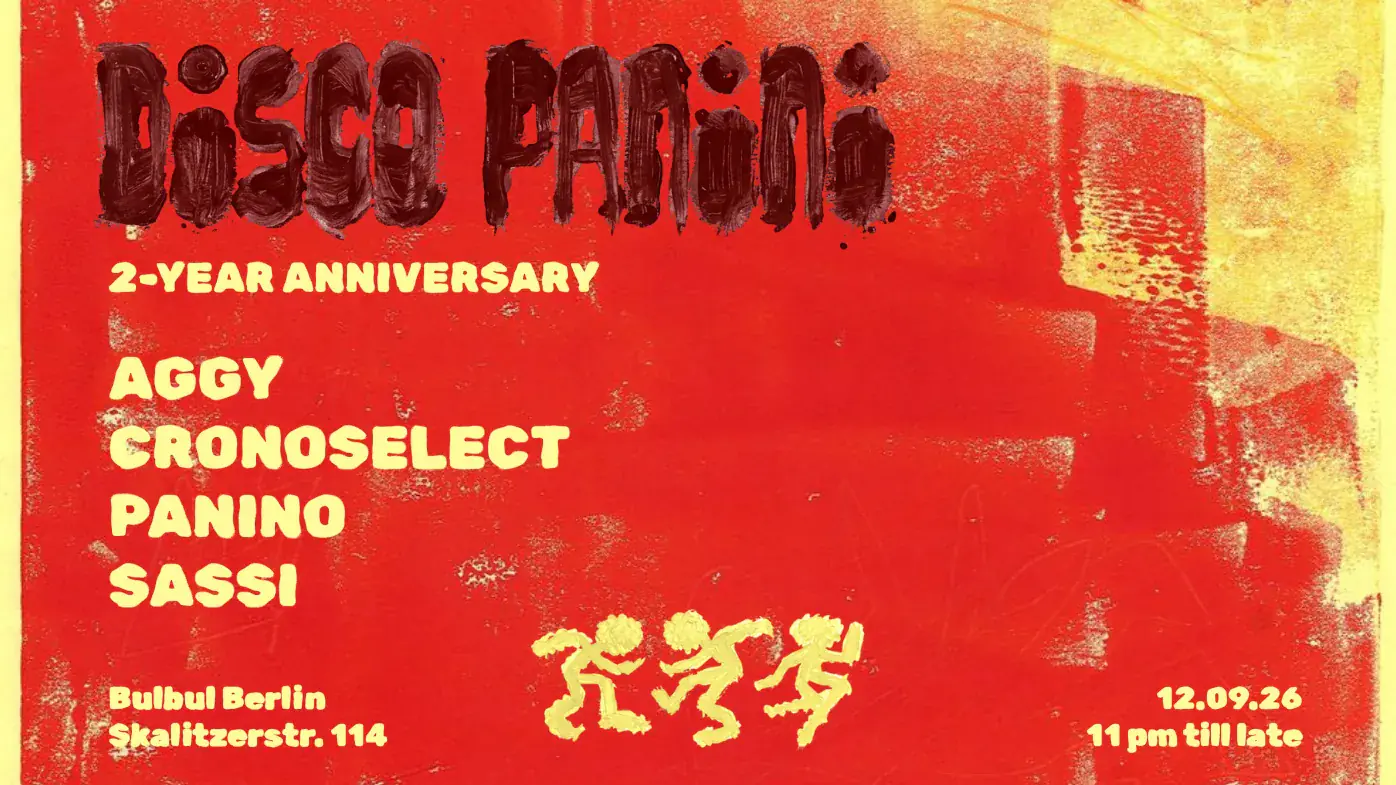 Disco Panini - 2-year anniversary: Aggy, Cronoselect, Panino, Sassi