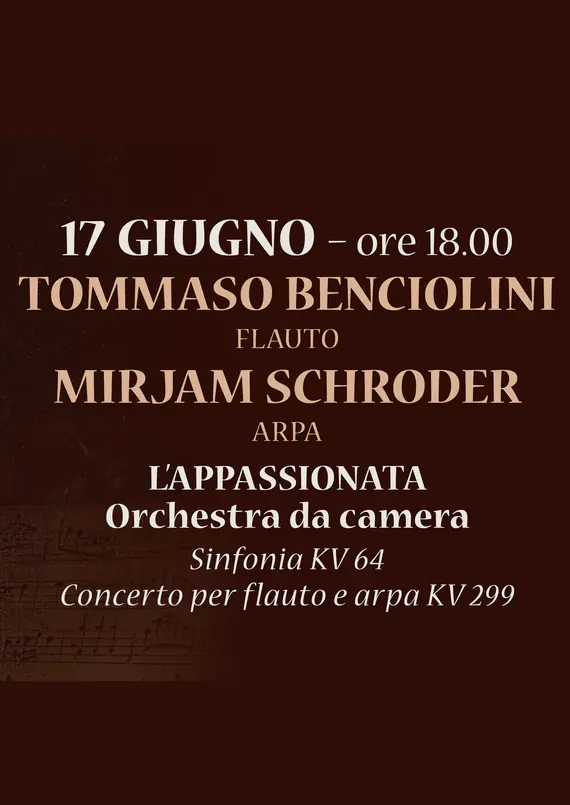 TOMMASO BENCIOLINI, MIRJAM SCHRODER & L'APPASSIONATA