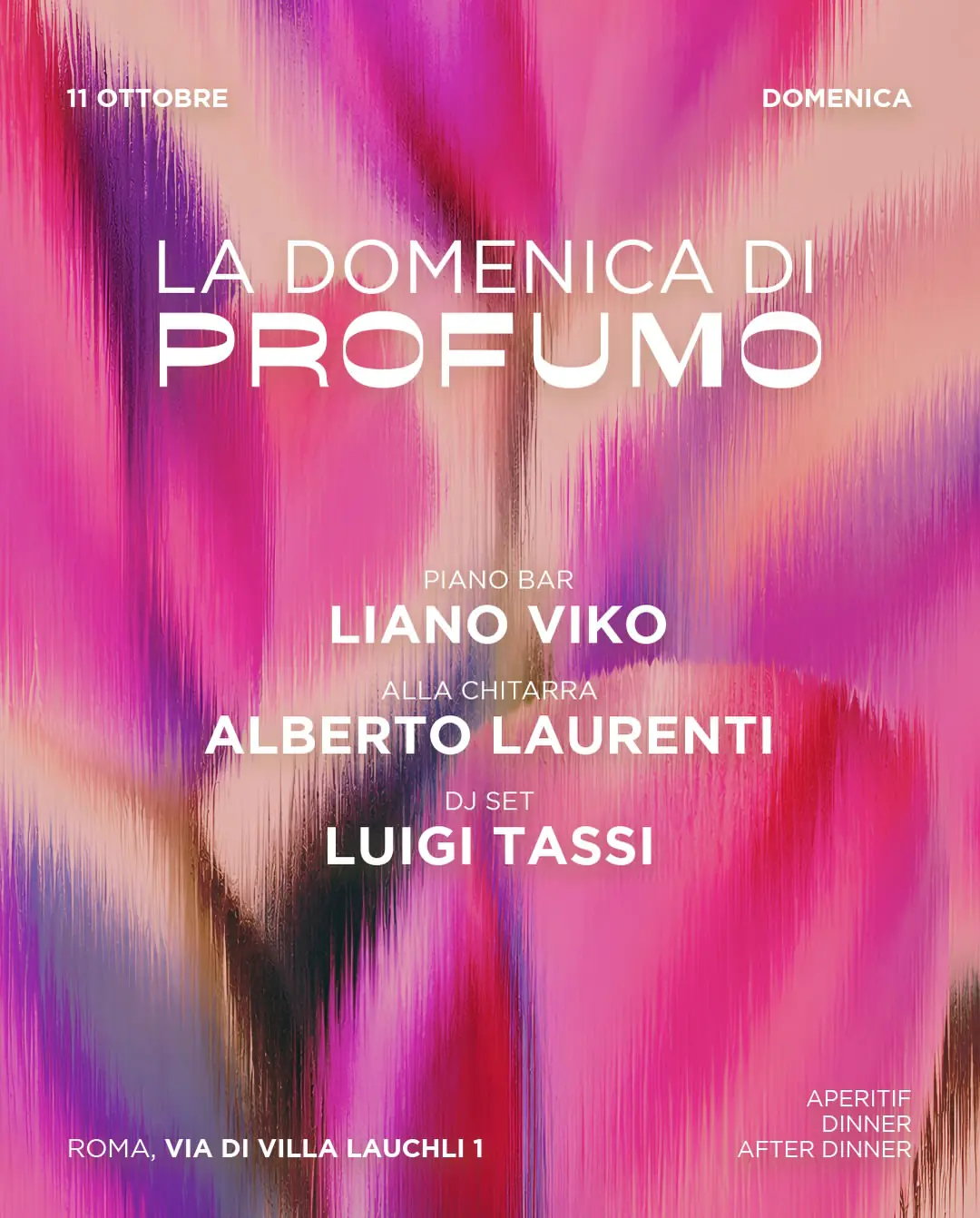 DJ SET & PIANO BAR en Profumo Roma