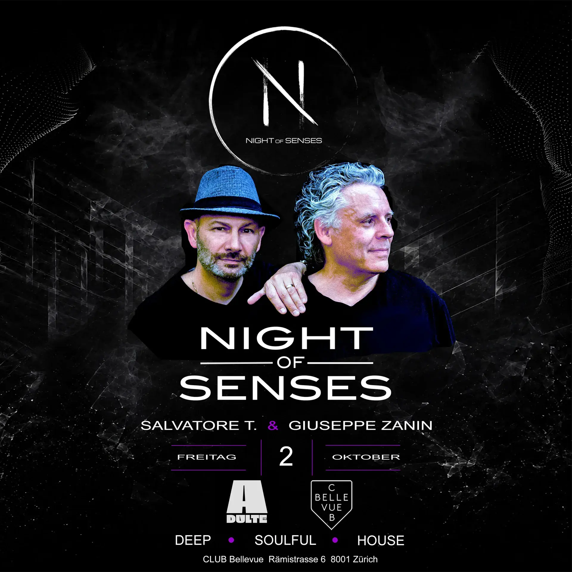 ADULTE: NIGHT OF SENSES - DEEP SOULFUL HOUSE