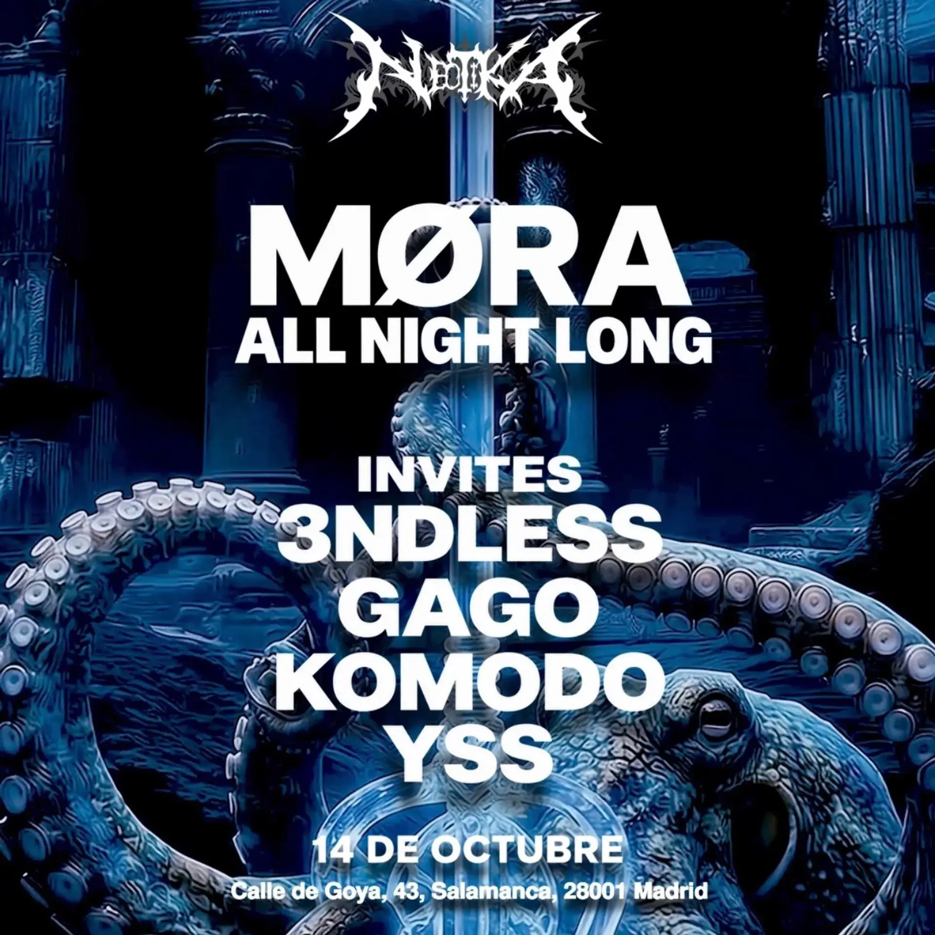 Neotika: Møra All Night Long Invites