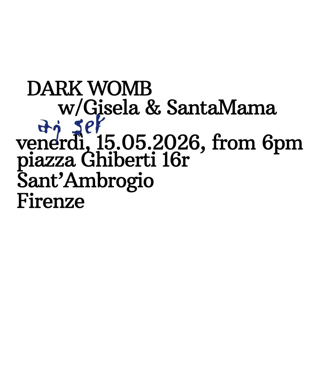 DARK WOMB mit Gisela & SantaMama