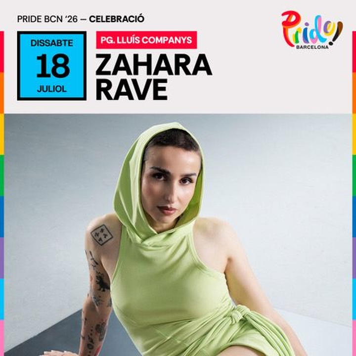 ZAHARAVE en Pride Barcelona 2026