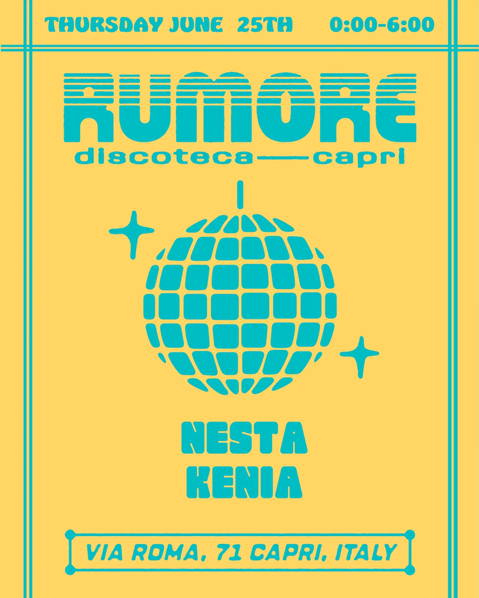 Rumore Season 26 Party N°16 W / Nesta & Kenia