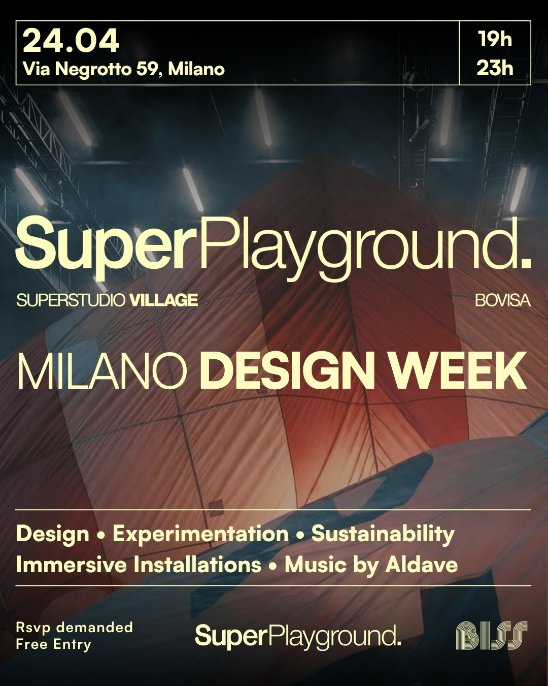 Superplayground x BISS — Milano Design Week