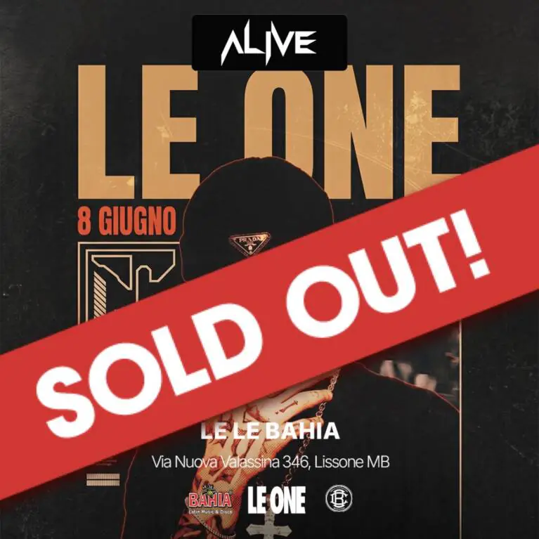 ALIVE SCHOOL PARTY – Special guest LE ONE- 08 / 06 / 2026