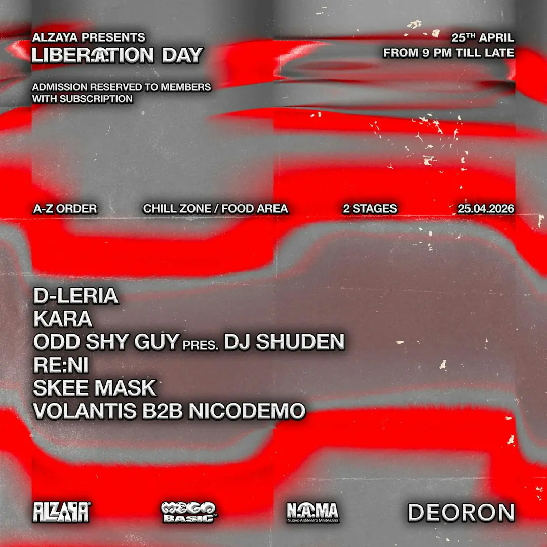 Alzaya präsentiert LIBERATION DAY bei NAMA