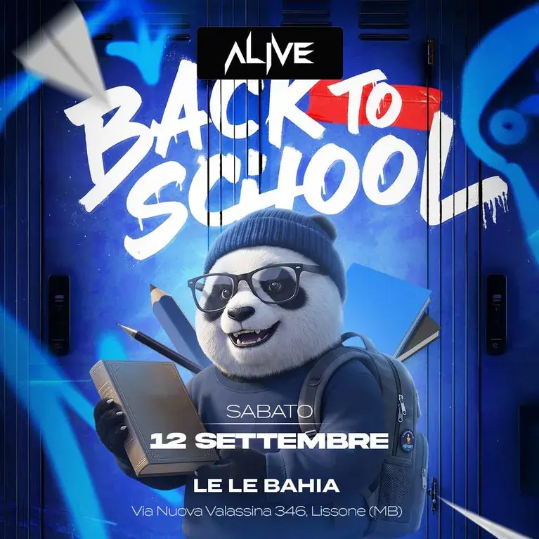 ALIVE BACK TO SCHOOL PARTY 12 / 9 / 2026
