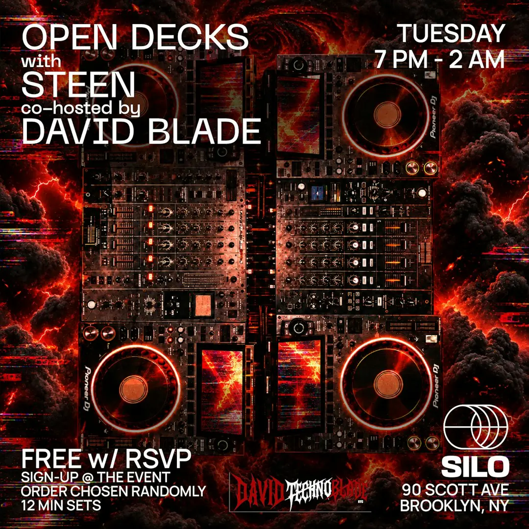 Open Decks w / Steen & David "Techno Blade"