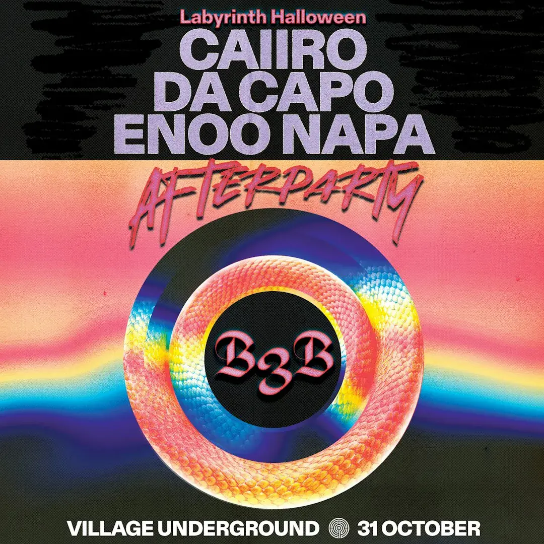Labyrinth presents: Caiiro x Da Capo x Enoo Napa B3B Halloween Afterparty