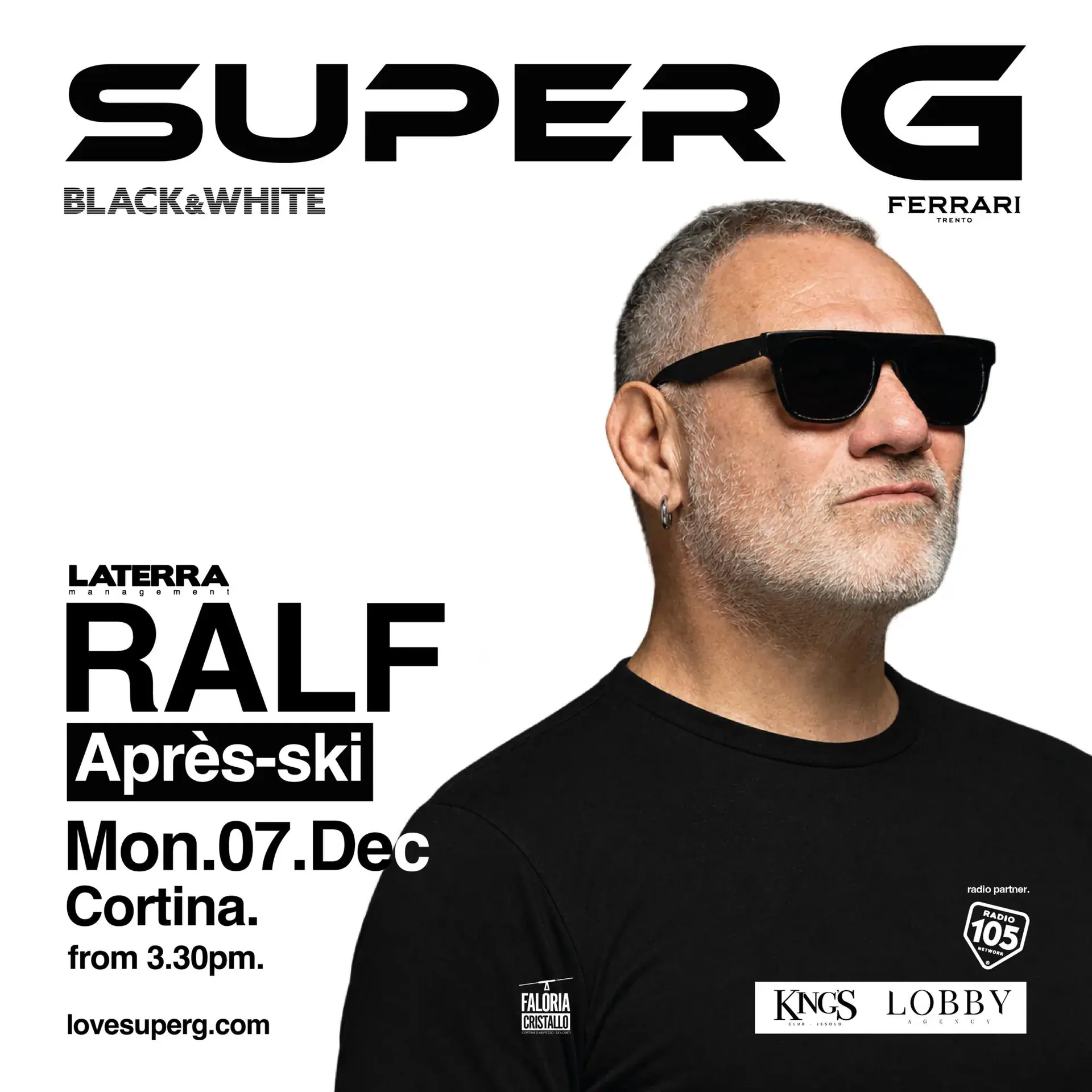 BLACK & WHITE presents RALF @Super G