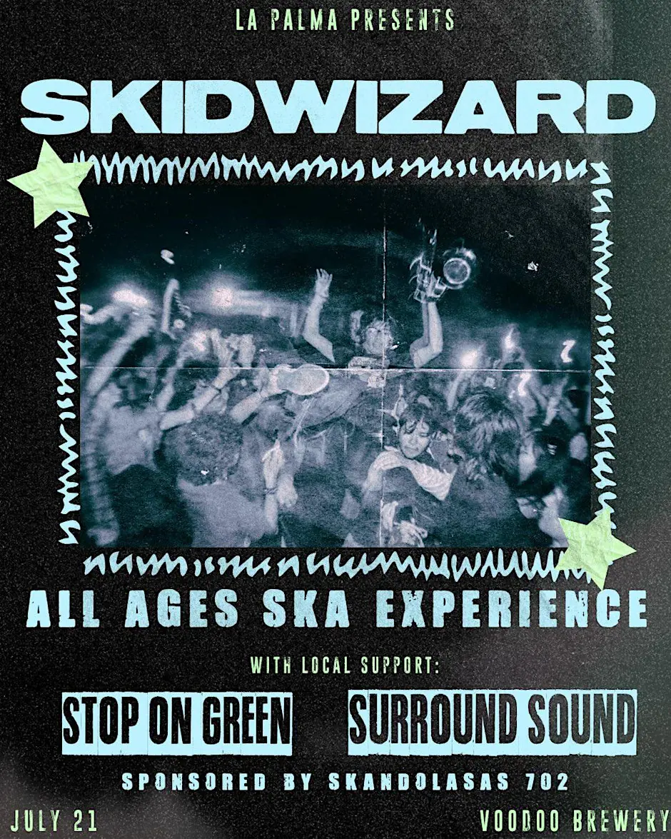 Skidwizard, an all ages ska experience presented by La Palma