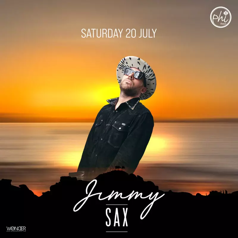 JIMMY SAX al Phi Beach