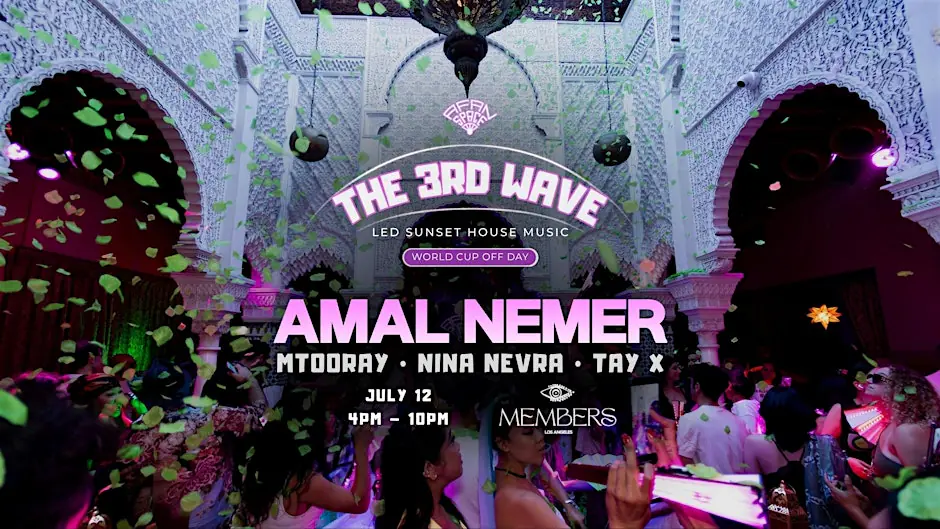 Global, Tech & Afro House Music Day Party W / Amal Nemer | World Cup Off Day