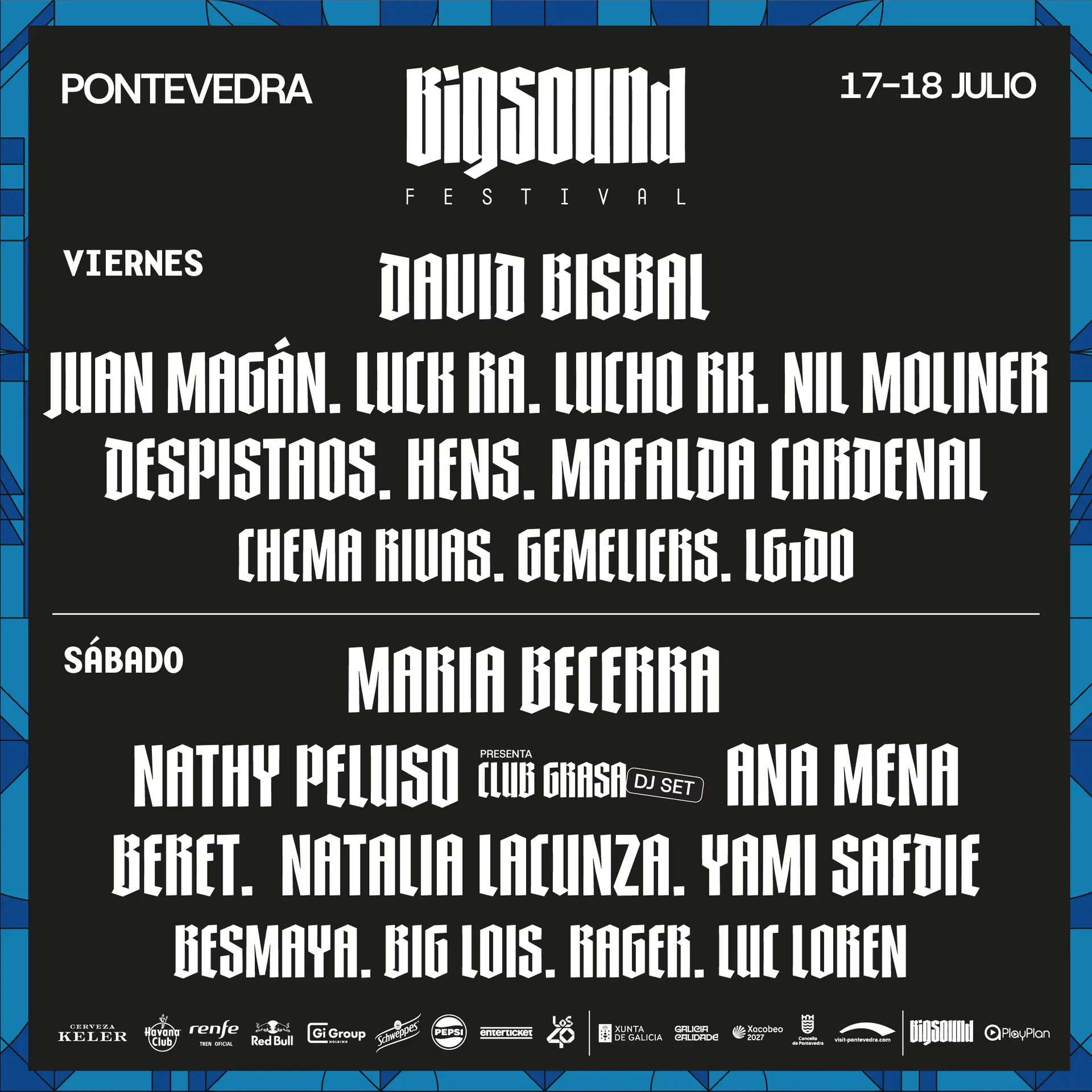 Festival BIGSOUND Pontevedra 2026
