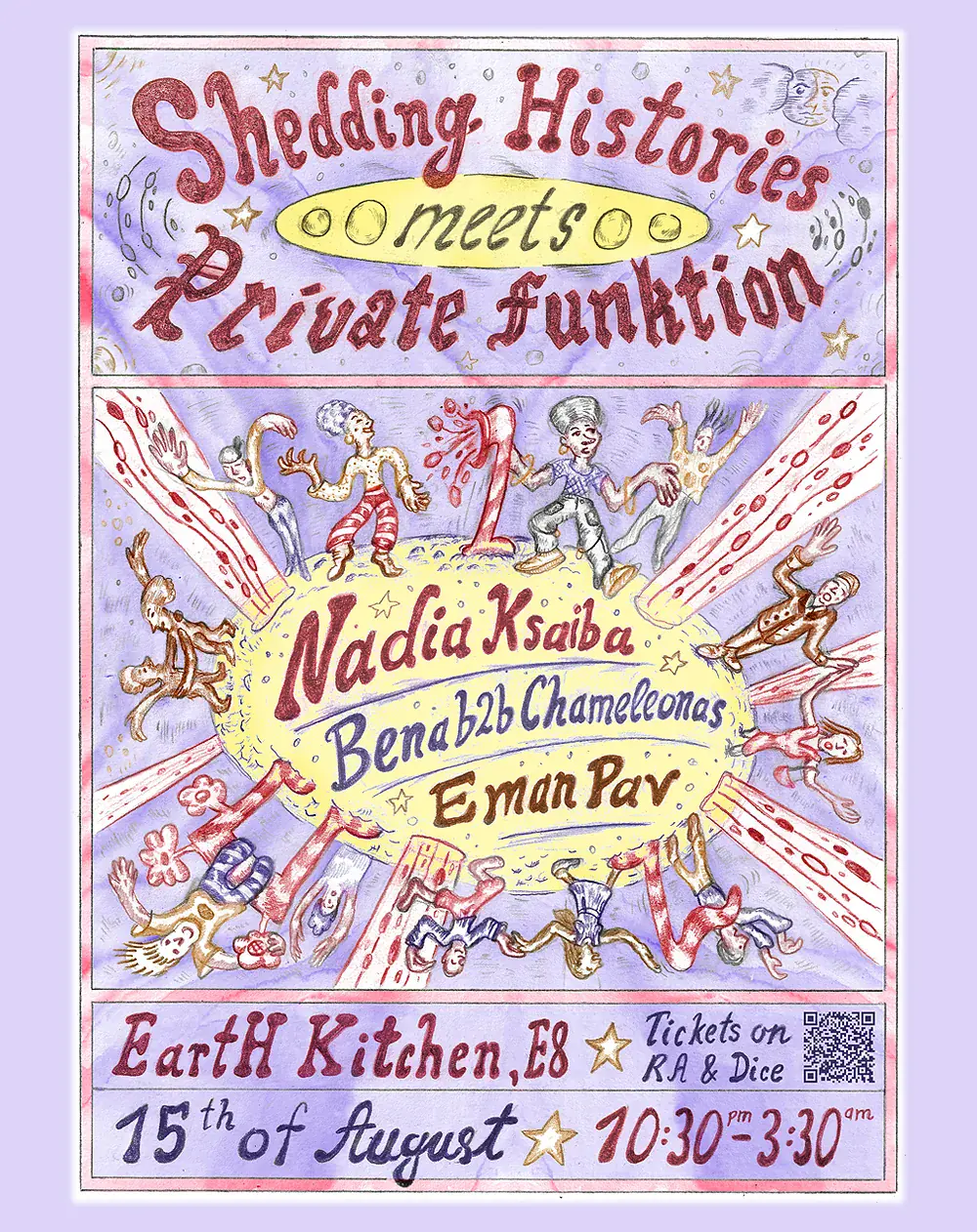 Shedding Histories x Private Funktion: Nadia Ksaiba, Bena b2b Chameleonas & Eman Pav