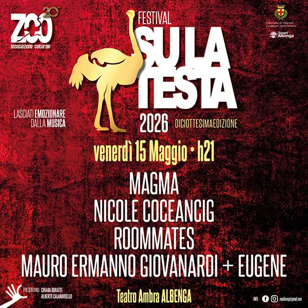 Su La Testa – Zweiter Abend – MAURO ERMANNO GIOVANARDI+EUGENE – MAGMA – NICOLE COCEANCIG – ROOMMATES