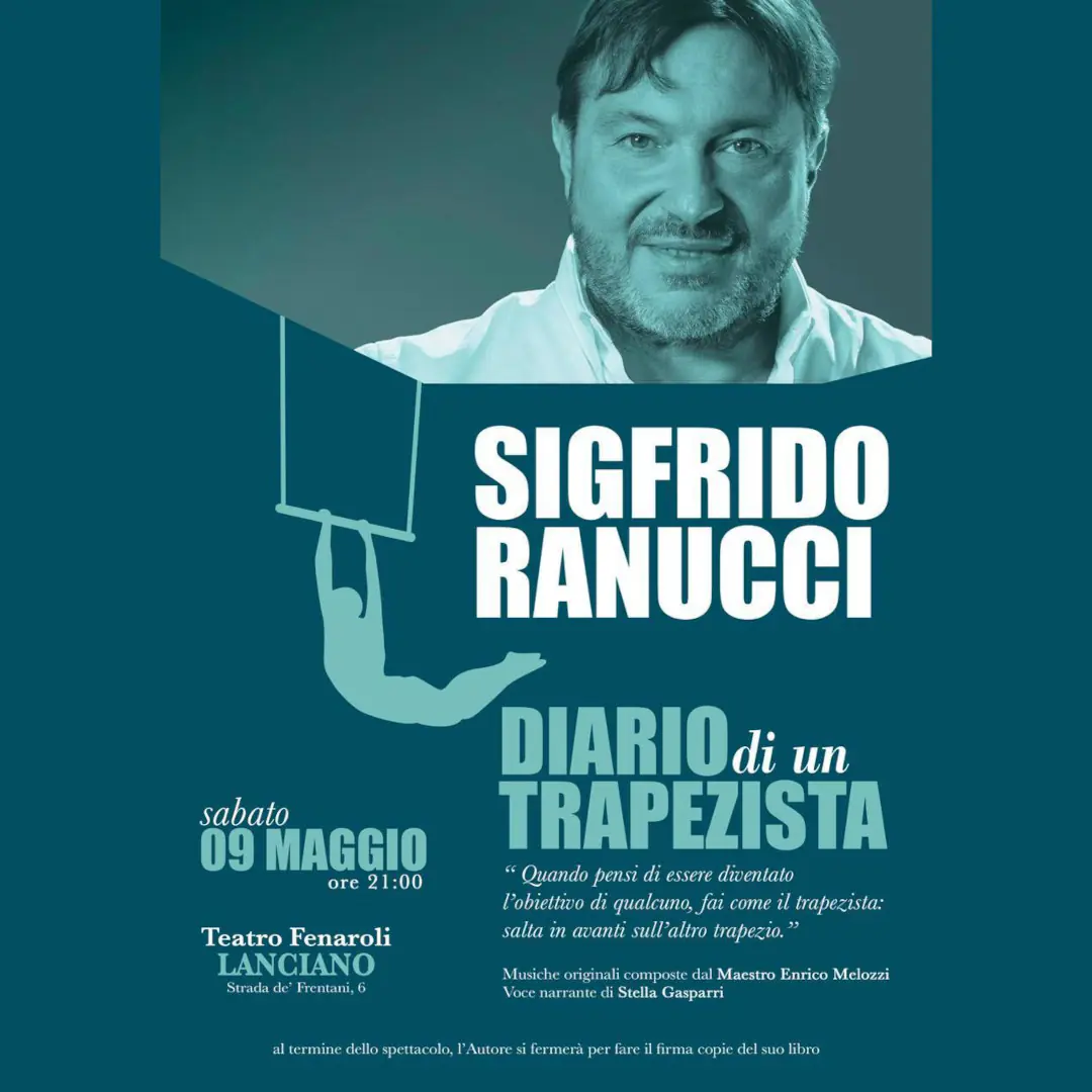 Sigfrido Ranucci en "Diario de un trapecista"