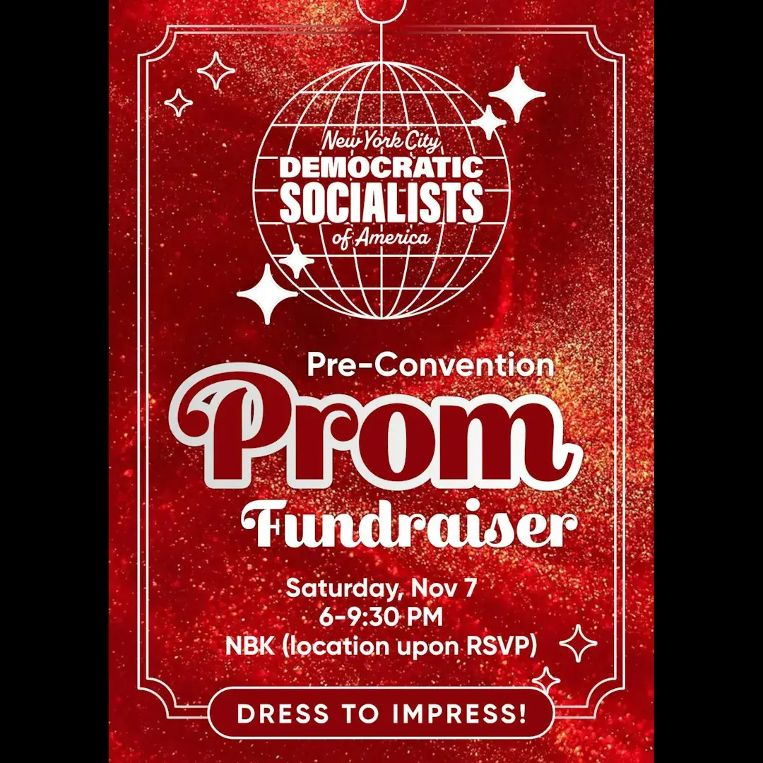NYC DSA Pre-Convention Prom Fundraiser
