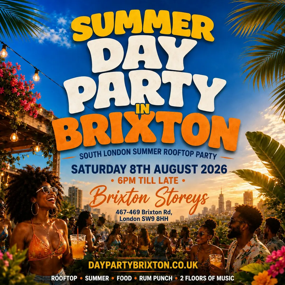 SUMMER DAY PARTY in BRIXTON - Rooftop Day Party