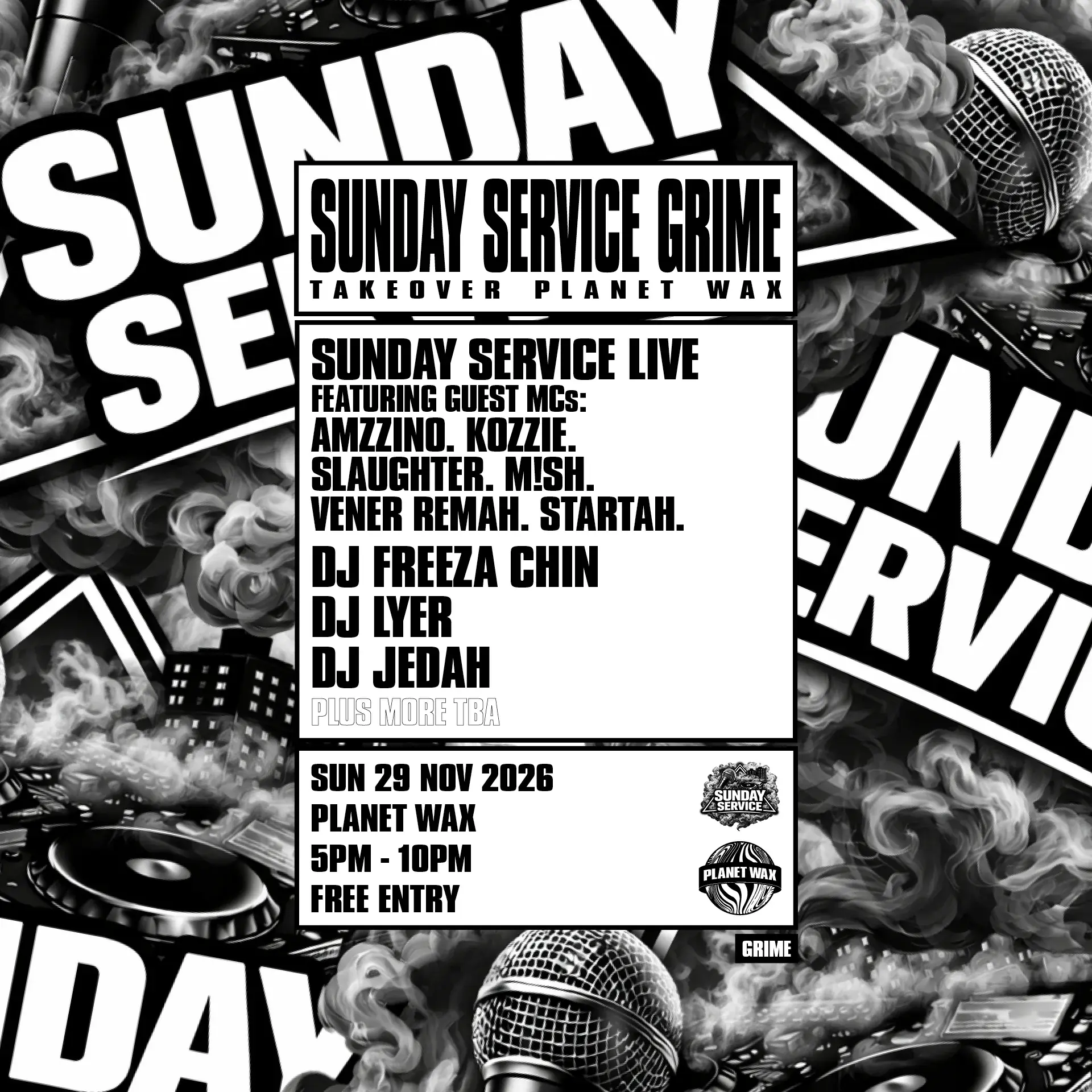 SUNDAY SERVICE GRIME