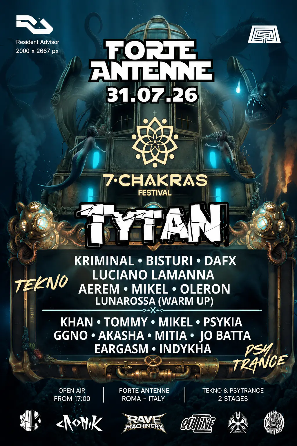 TYTAN X 7CHAKRAS | Tekno & Psytrance