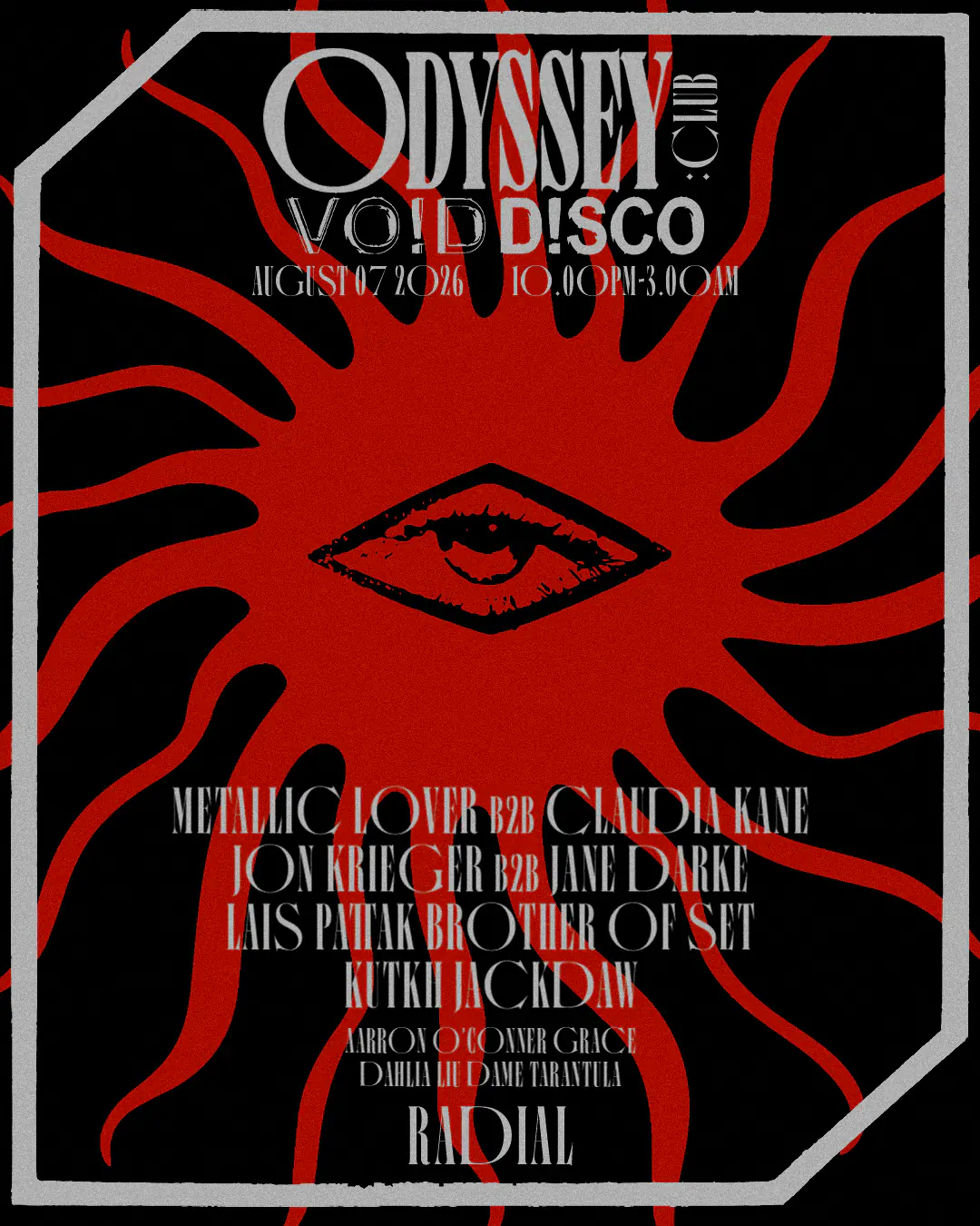ODYSSEY:CLUB X VO!D D!SCO