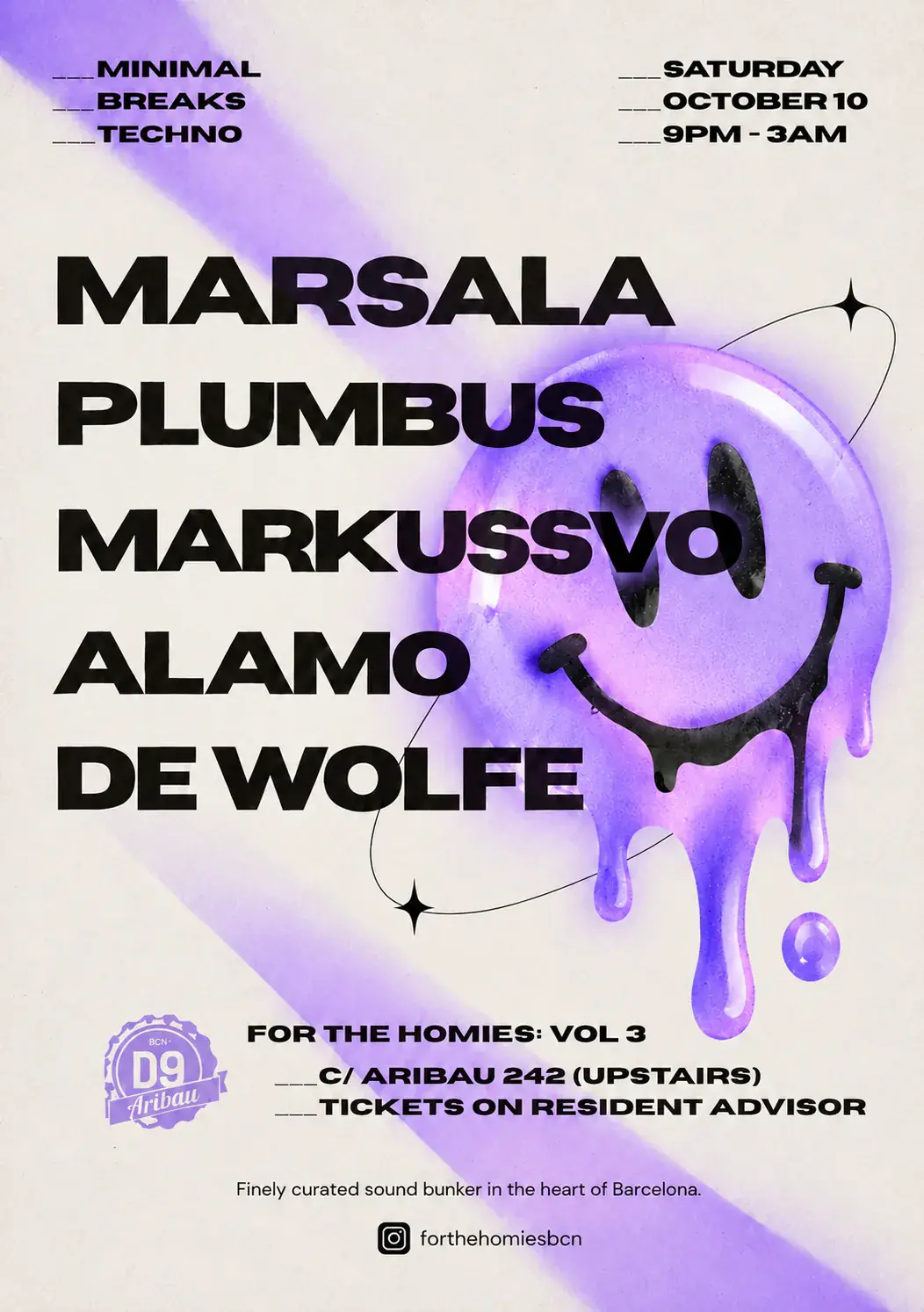 For the Homies (Vol. 3) / / Minimal+Deep+Breaks+Techno