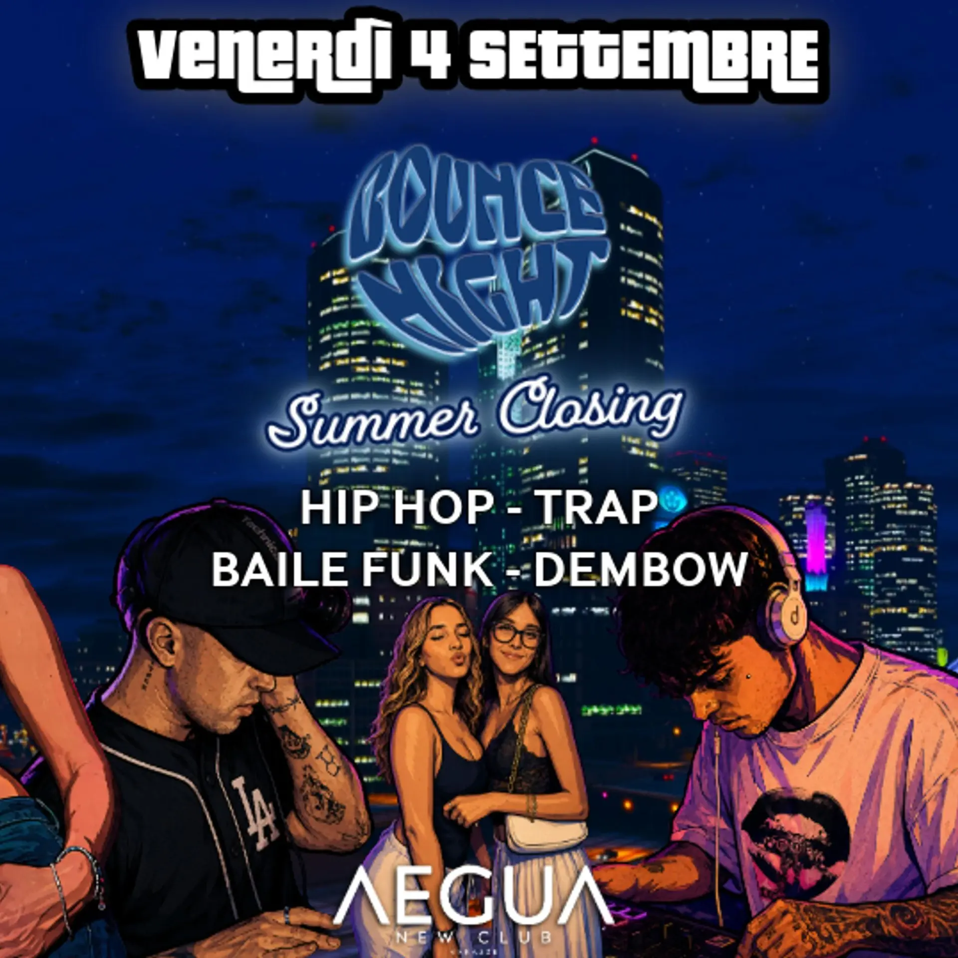 Bounce Night x Tubarão - Summer Closing